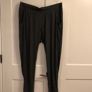 Charcoal maternity joggers